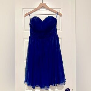 Cocktail length formal dress